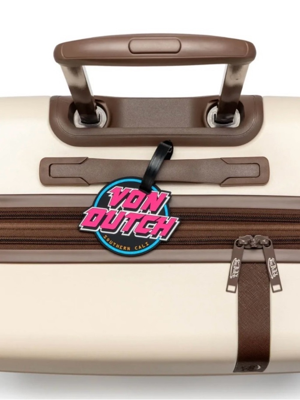 Von Dutch Pink, Black & Blue Round Logo Luggage Tags - Picture 6 of 6